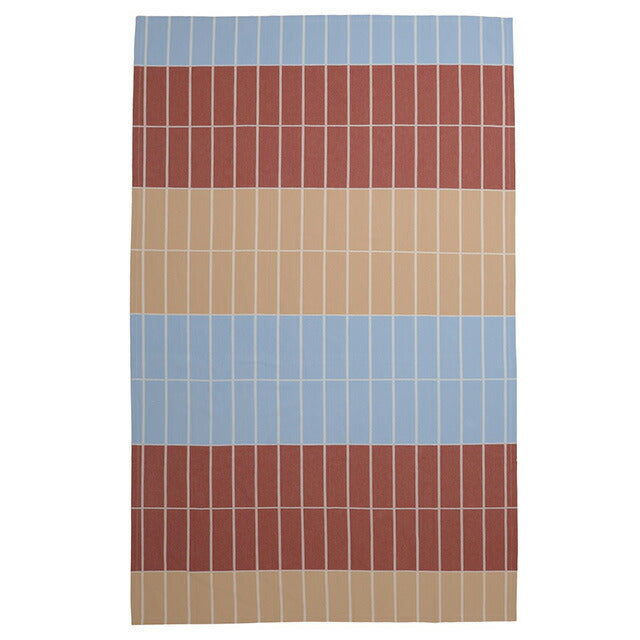 マリメッコ marimekko 072175 858 ティイリスキヴィ テーブルクロス 156×250cm ブラウン×ライトブルー レディース ユニセックス UCMM00504L