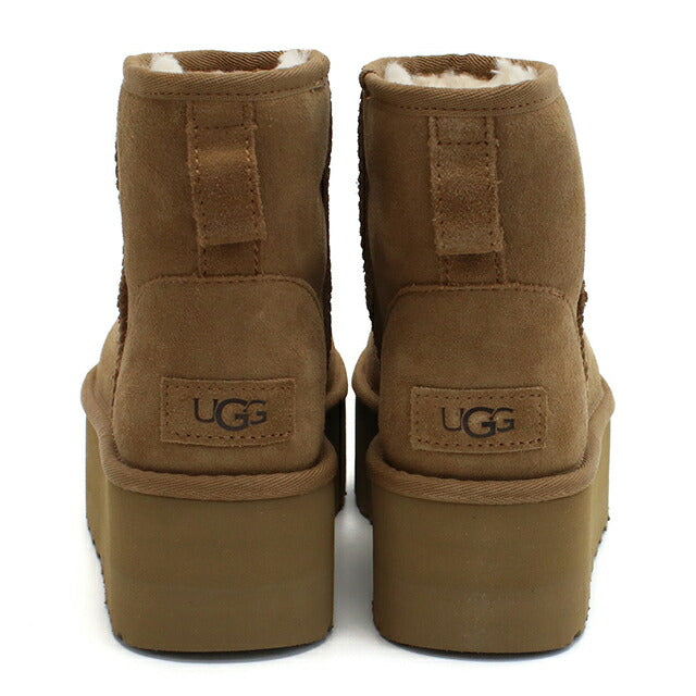 アグ ブーツ レディース ブランド UGG CLASSIC MINI PLATFORM 1134991 ベージュ シューズ 選べるモデル UGG1134991B