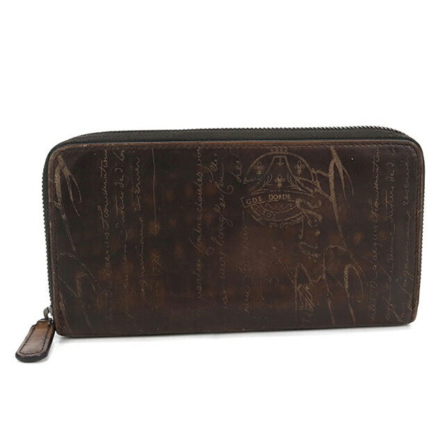 Used Berluti long wallet round zipper men&