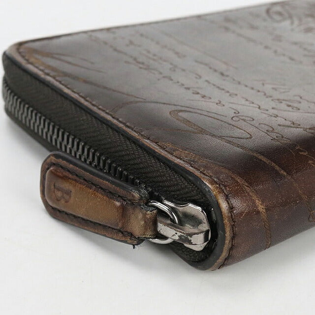 Used Berluti long wallet round zipper men&