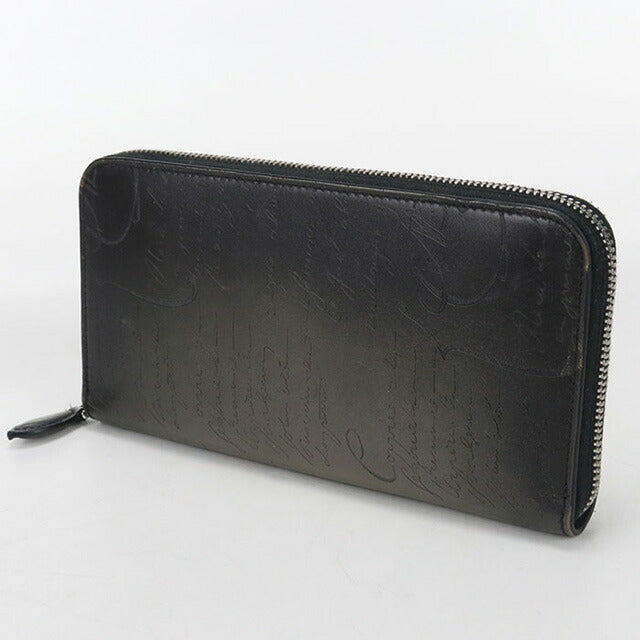 Used Berluti long wallet round zipper men&