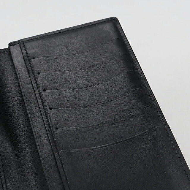 中古 ベルルッティ 長財布二折 メンズ ブランド BERLUTI サンタル フラップ ロングウォレット ブラック 財布 USDBER107831011