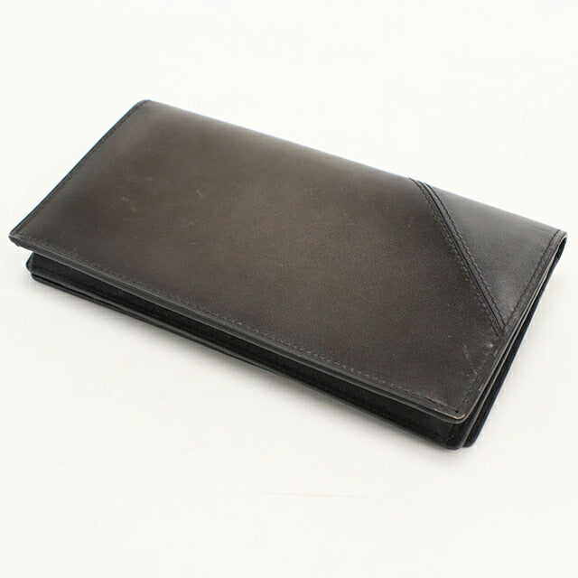 中古 ベルルッティ 長財布ニ折小銭入付き メンズ ブランド BERLUTI フラップ ロングウォレット ブラック USDBER113528011