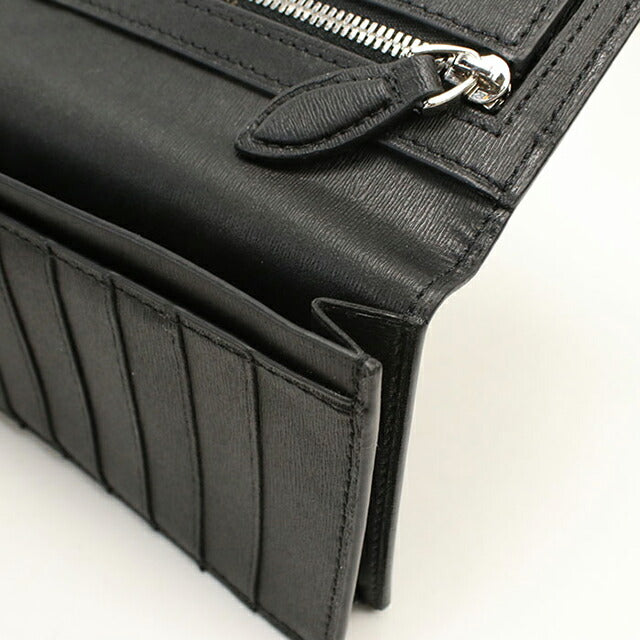 中古 ベルルッティ 長財布ニ折小銭入付き メンズ ブランド BERLUTI フラップ ロングウォレット ブラック USDBER113528011