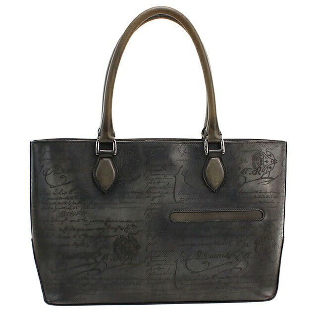 中古 ベルルッティ トートバッグ メンズ ブランド BERLUTI レザー ブラック USDBER114919011