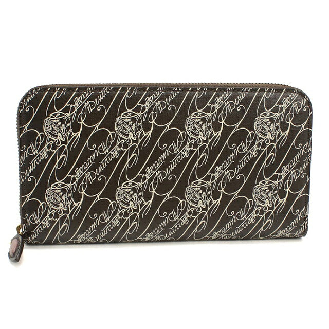 中古 ベルルッティ 長財布ラウンドファスナー メンズ ブランド BERLUTI イタウバ ロングジップウォレット ブラウン USDBER116826011
