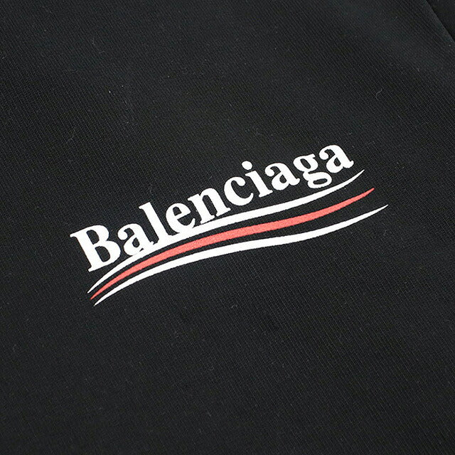 中古 バレンシアガ パーカー メンズ ブランド BALENCIAGA 556145 TBV14 1000 ブラック ウェア USDBG101288011