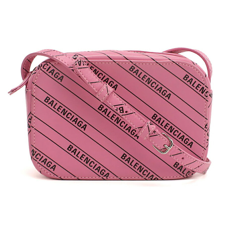 中古 バレンシアガ 斜め掛け ショルダーバッグ レディース ブランド BALENCIAGA エブリデイ カメラバッグ レザー 552372 ピンク バッグ USDBG95977011
