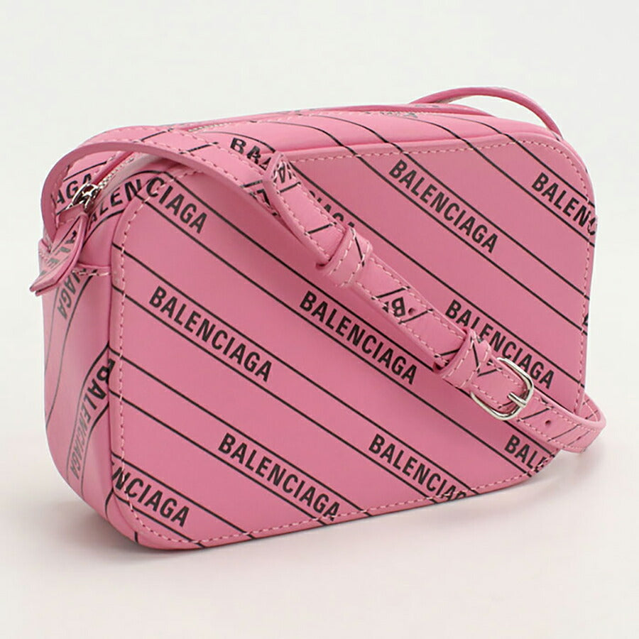 中古 バレンシアガ 斜め掛け ショルダーバッグ レディース ブランド BALENCIAGA エブリデイ カメラバッグ レザー 552372 ピンク バッグ USDBG95977011