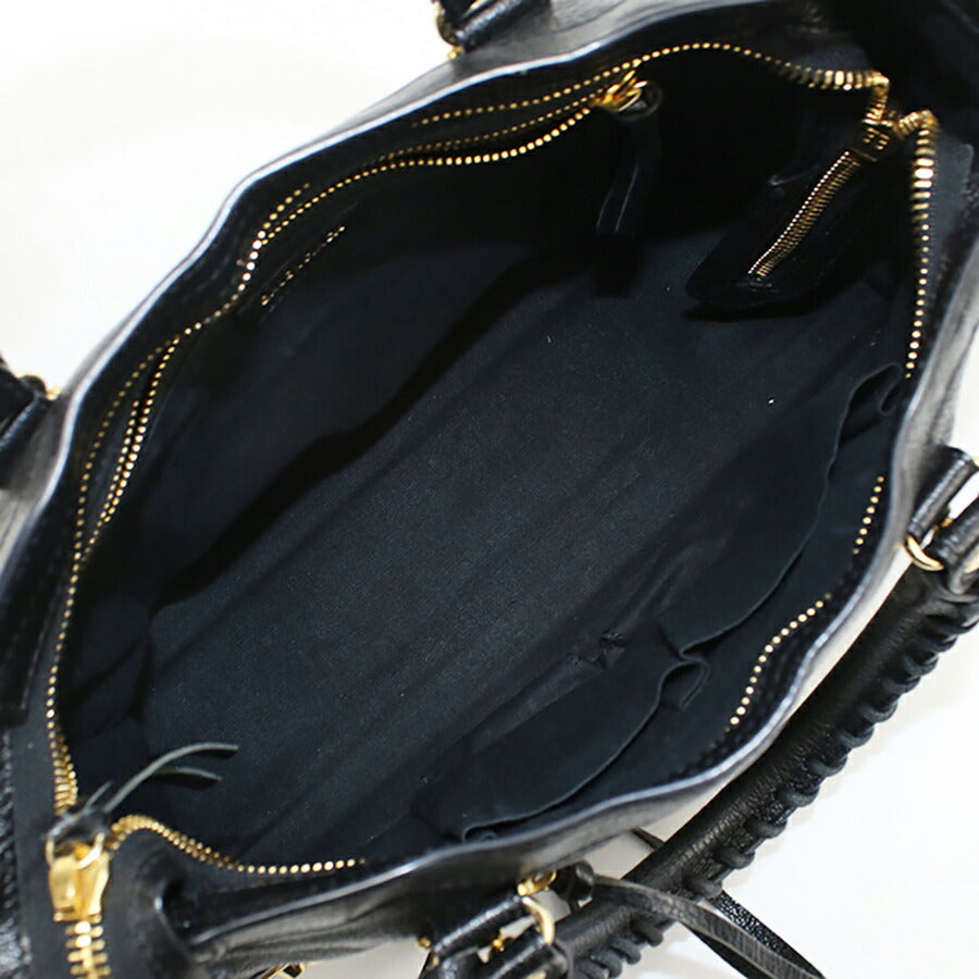 中古 バレンシアガ ハンドバッグ レディース ブランド BALENCIAGA 2WAY レザー 432831 ブラック バッグ USDBG96468011