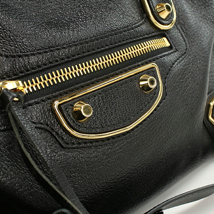 中古 バレンシアガ ハンドバッグ レディース ブランド BALENCIAGA 2WAY レザー 432831 ブラック バッグ USDBG96468011