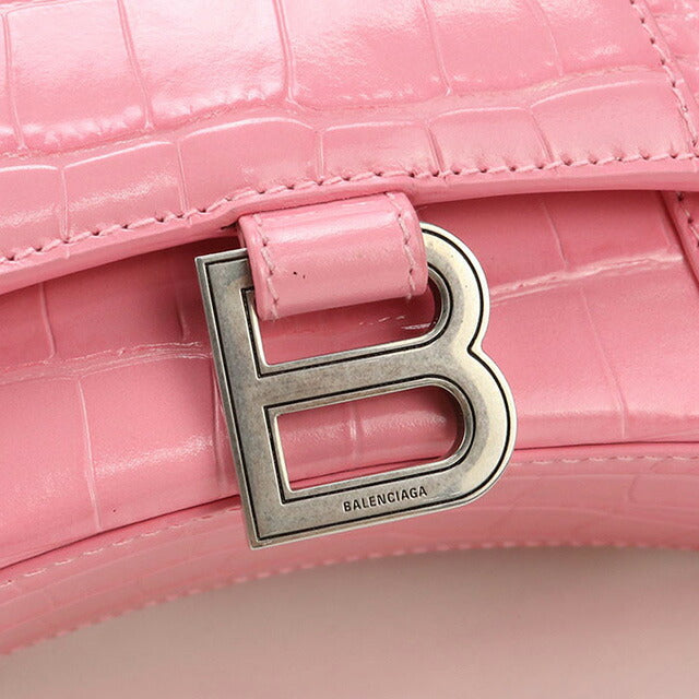 中古 バレンシアガ ハンドバッグ レディース ブランド BALENCIAGA アワーグラス トップハンドル バッグ XS 2WAY 592833 ピンク バッグ USDBG96585011