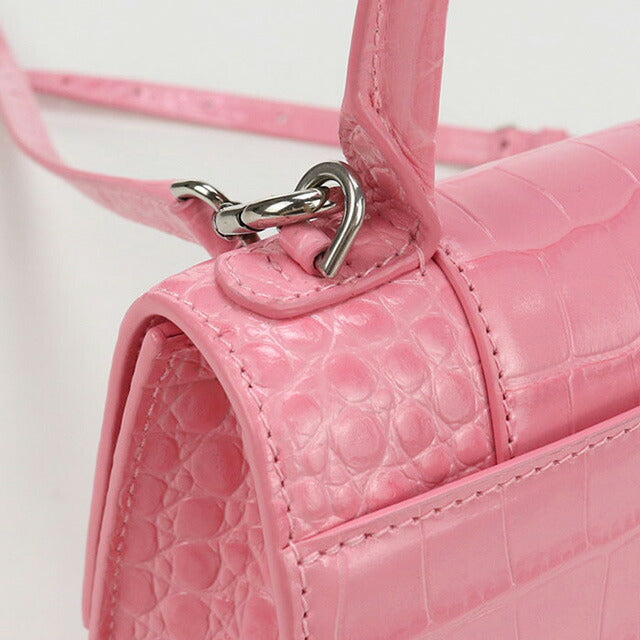 中古 バレンシアガ ハンドバッグ レディース ブランド BALENCIAGA アワーグラス トップハンドル バッグ XS 2WAY 592833 ピンク バッグ USDBG96585011