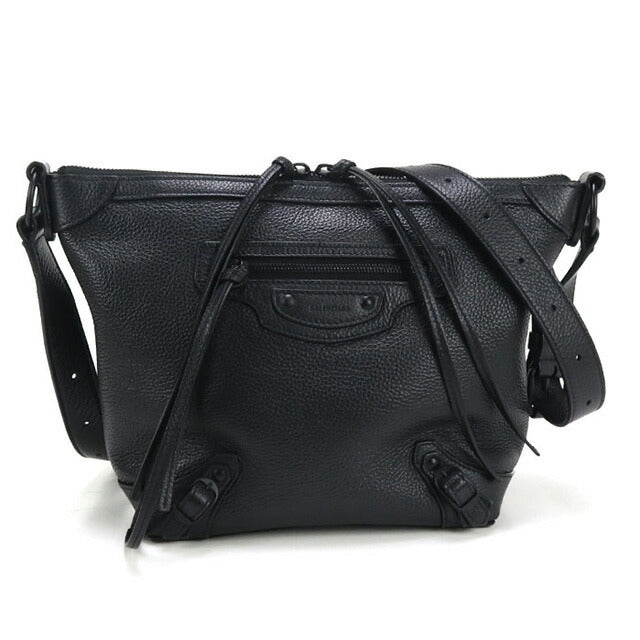 中古 バレンシアガ ショルダーバッグ レディース ブランド BALENCIAGA ネオクラシック レザー 689946 ブラック バッグ USDBG97254011