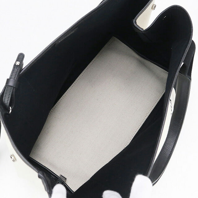 Used Balenciaga tote bag ladies brand BALENCIAGA navy hippo small 339933 white bag USDBG97952011