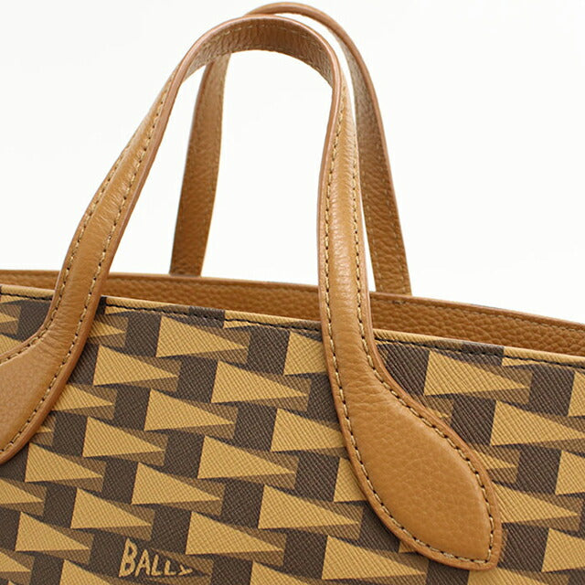 中古 バリー トートバッグ レディース ブランド BALLY 2WAY ブラウン USDBLY114780011
