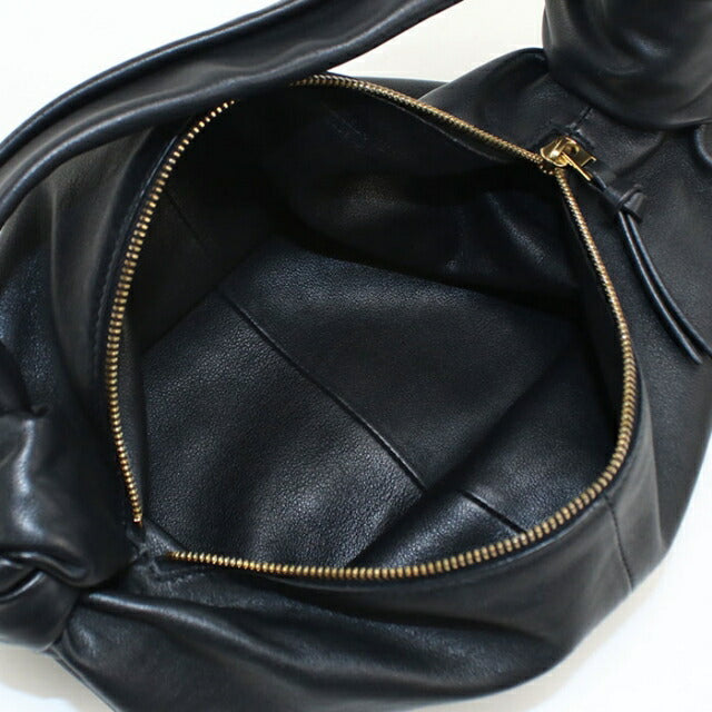 中古 ボッテガ・ヴェネタ ハンドバッグ レディース ブランド BOTTEGA VENETA ダブルノット ミニ レザー 629635 ブラック USDBO111526011