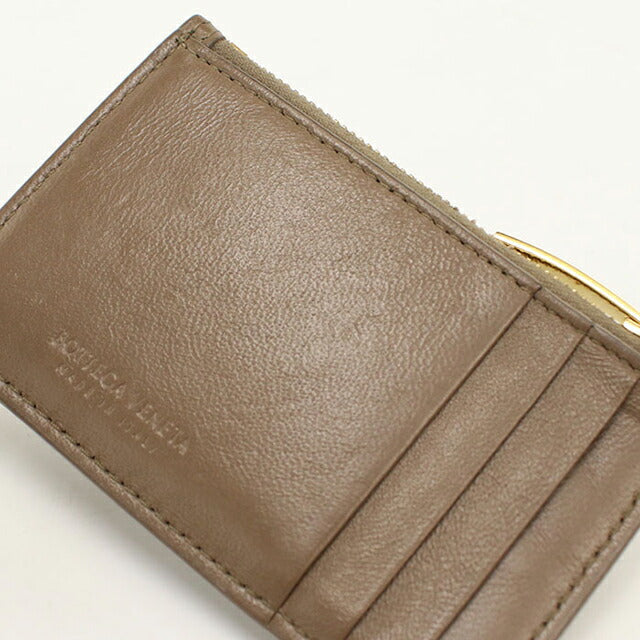 中古 ボッテガ・ヴェネタ 小銭入れ レディース ブランド BOTTEGA VENETA カセット フラグメントケース ブラウン USDBO115136011