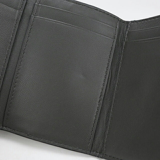 中古 ボッテガ・ヴェネタ 三つ折り財布 三折財布 コンパクト ユニセックス ブランド BOTTEGA VENETA イントレチャート ブラック USDBO115799011