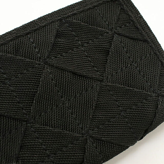 中古 ボッテガ・ヴェネタ 小銭入れ ユニセックス ブランド BOTTEGA VENETA ライトウェビング ファスナー付きコインパース ブラック USDBO117911011