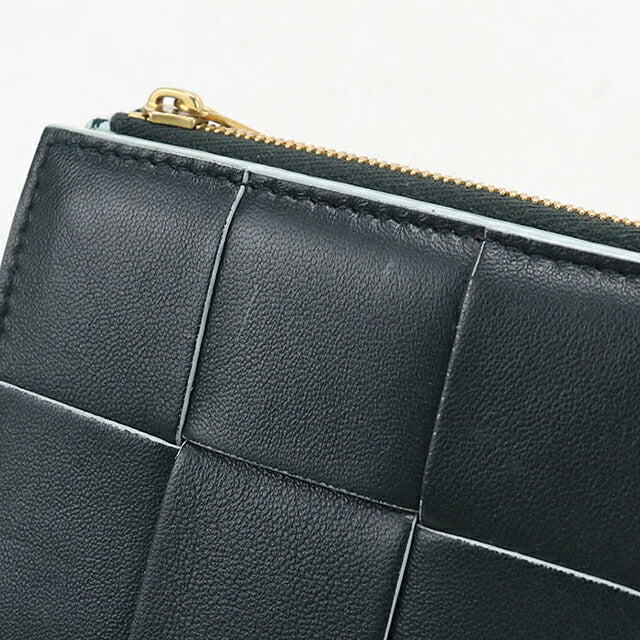 中古 ボッテガ・ヴェネタ 二つ折り財布 二折財布 コンパクト ユニセックス BOTTEGA VENETA マキシイントレチャート ミディアムディアム 750262 USDBO117921011