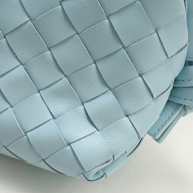 中古 ボッテガ・ヴェネタ ショルダーバッグ レディース ブランド BOTTEGA VENETA イントレチャート ブルー USDBO121026011