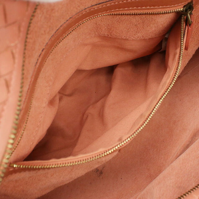 中古 ボッテガヴェネタ ミニボストン レディース ブランド BOTTEGA VENETA イントレチャート レザー 173398 V00A2 6810 ピンク バッグ USDBO96705011