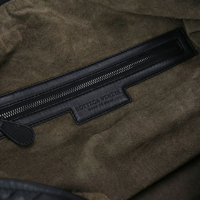 中古 ボッテガヴェネタ ミニボストン レディース ブランド BOTTEGA VENETA イントレチャート レザー ブラック バッグ USDBO96707011
