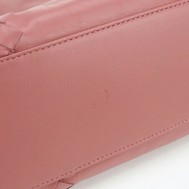 中古 ボッテガヴェネタ トートバッグ レディース ブランド BOTTEGA VENETA イントレチャート レザー 386812 ピンク バッグ USDBO98360011