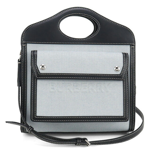 中古 バーバリー ハンドバッグ レディース ブランド BURBERRY ミニポケットバッグ ブルー バッグ USDBU101489011
