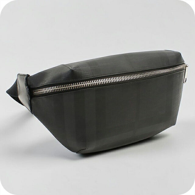 中古 バーバリー ボディバッグ メンズ ブランド BURBERRY バーバリーチェック ベルトバッグ 8014237 ブラック USDBU114657011