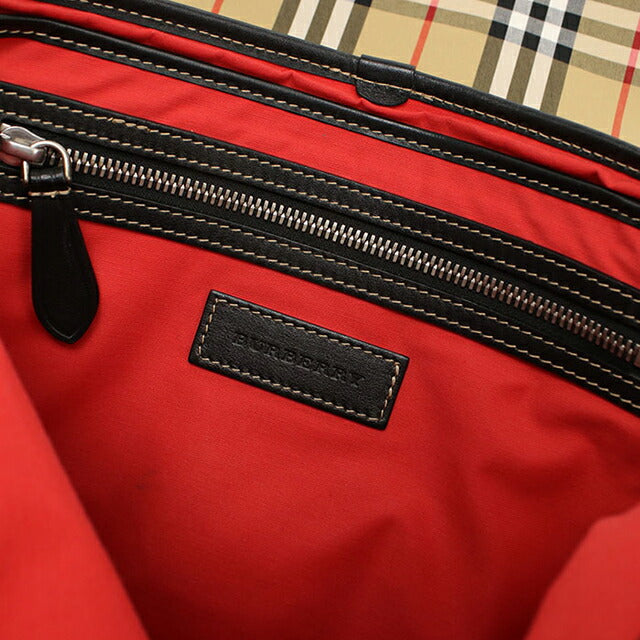 中古 バーバリー 斜め掛け ショルダーバッグ ユニセックス ブランド BURBERRY ノバチェック メッセンジャーバッグ 4077391 ベージュ USDBU114850011