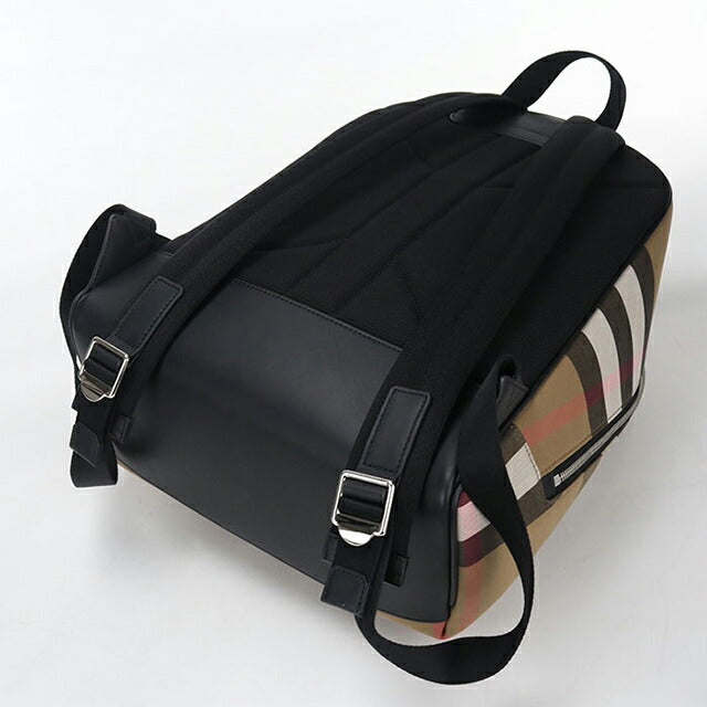 中古 バーバリー リュック メンズ ブランド BURBERRY JEFF チェック バックパック 8084550 ブラウン USDBU116035011