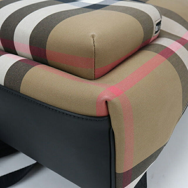 中古 バーバリー リュック メンズ ブランド BURBERRY JEFF チェック バックパック 8084550 ブラウン USDBU116035011