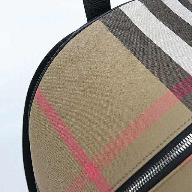 中古 バーバリー リュック メンズ ブランド BURBERRY JEFF チェック バックパック 8084550 ブラウン USDBU116035011