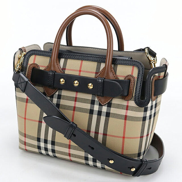中古 バーバリー ハンドバッグ レディース ブランド BURBERRY ノバチェック 2WAY ベージュ USDBU117966011