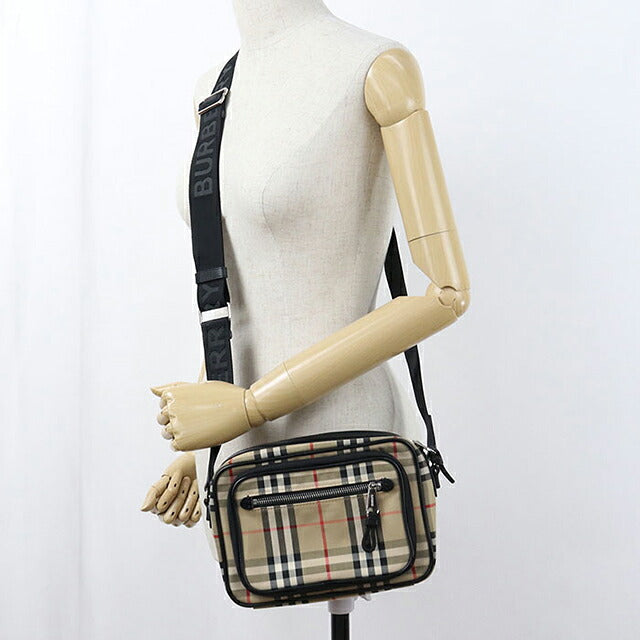 中古 バーバリー 斜め掛け ショルダーバッグ レディース ブランド BURBERRY ノバチェック 8010152 ベージュ USDBU120105011
