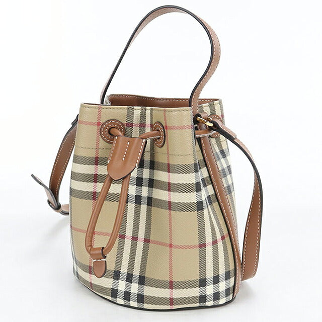 中古 バーバリー ハンドバッグ レディース ブランド BURBERRY ノバチェック 2WAY 8100486 ベージュ USDBU120695011