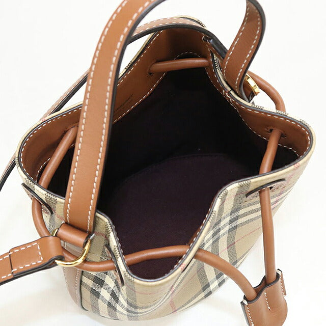 中古 バーバリー ハンドバッグ レディース ブランド BURBERRY ノバチェック 2WAY 8100486 ベージュ USDBU120695011