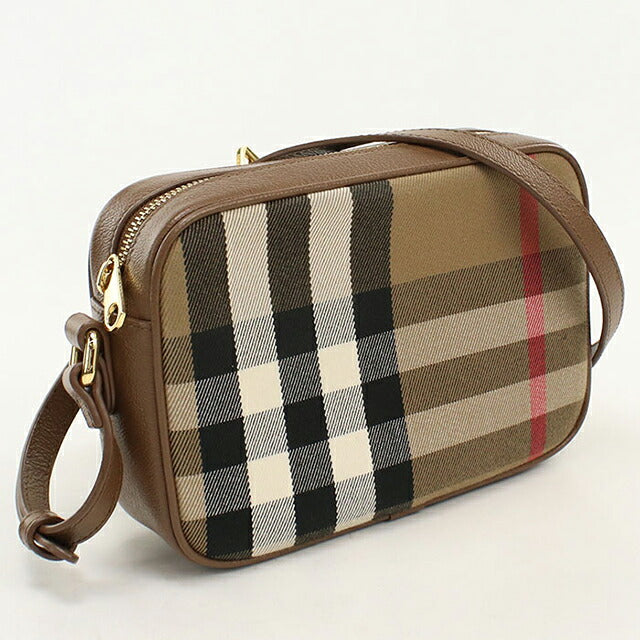 二手Burberry单肩包女装品牌BURBERRY Nova Check SMALL CAMERA MX 8085713棕色USDBU120908011