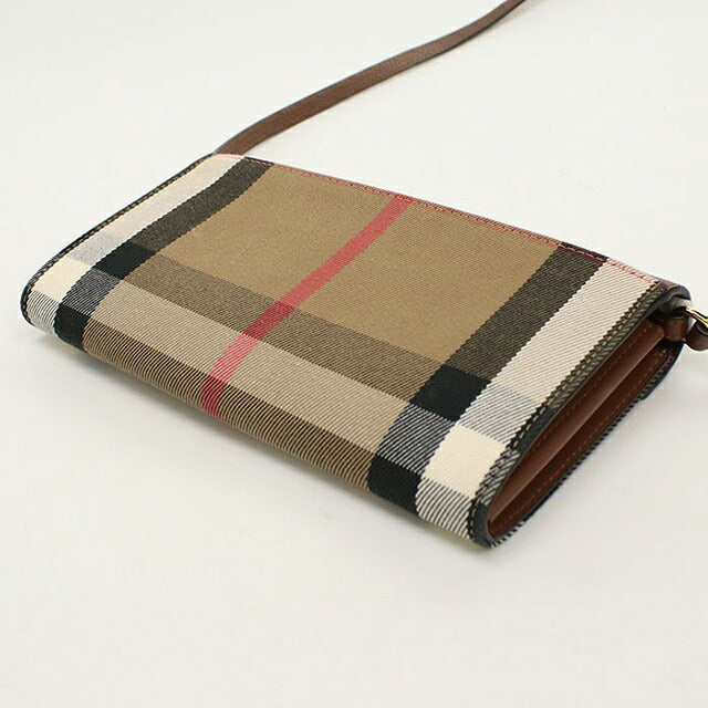 中古 バーバリー チェーンウォレット レディース ブランド BURBERRY ハウスチェック ショルダーバッグ ブラウン USDBU120975011