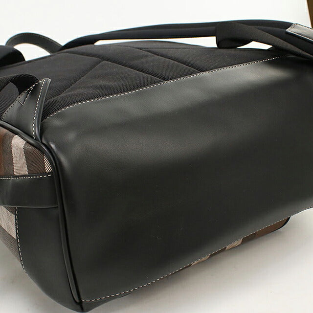 中古 バーバリー リュック メンズ ブランド BURBERRY バーバリーチェック バックパック 8051414 ブラウン USDBU121172011