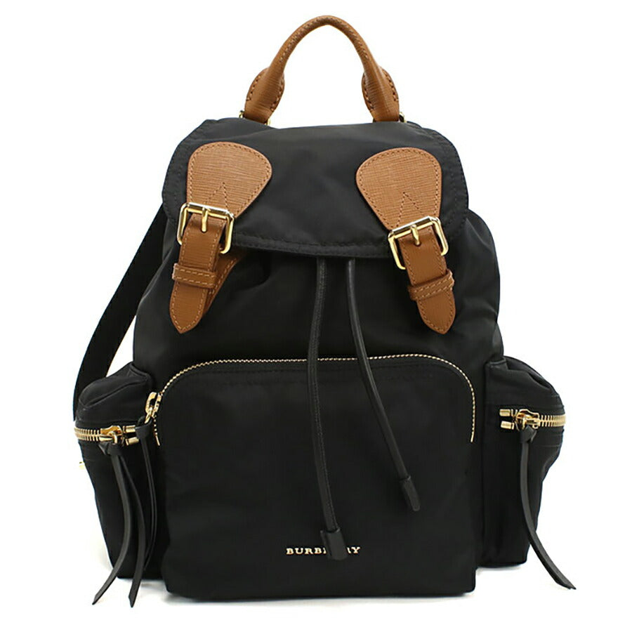 中古 バーバリー リュック レディース ブランド BURBERRY バックパック レザー 4016622 ブラック バッグ USDBU95722011