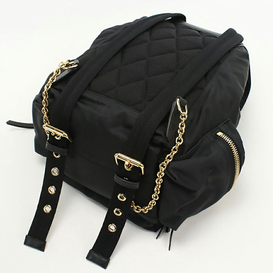 中古 バーバリー リュック レディース ブランド BURBERRY バックパック レザー 4016622 ブラック バッグ USDBU95722011