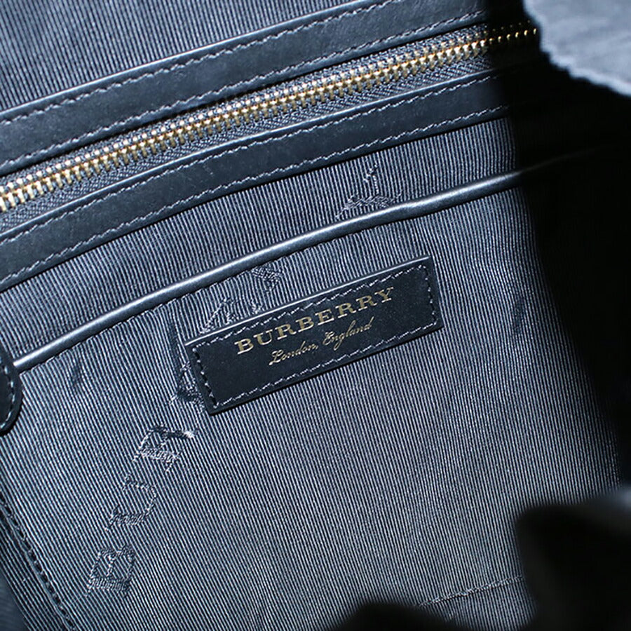 中古 バーバリー リュック レディース ブランド BURBERRY バックパック レザー 4016622 ブラック バッグ USDBU95722011