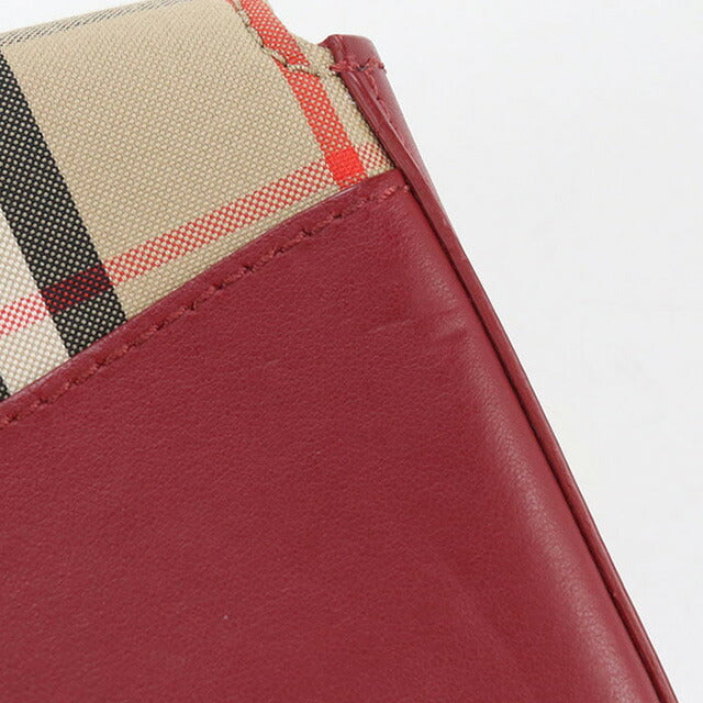 二手 Burberry 单肩包 女士品牌 BURBERRY Nova 格纹链条皮革米色包 USDBU99905011