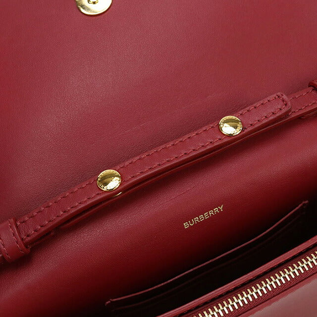 二手 Burberry 单肩包 女士品牌 BURBERRY Nova 格纹链条皮革米色包 USDBU99905011