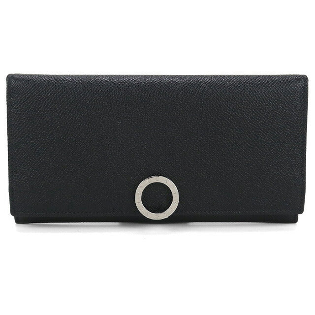 中古 ブルガリ 長財布二折 ユニセックス ブランド BVLGARI ブルガリブルガリ ラージウォレット ブラック 財布 USDBV100318011