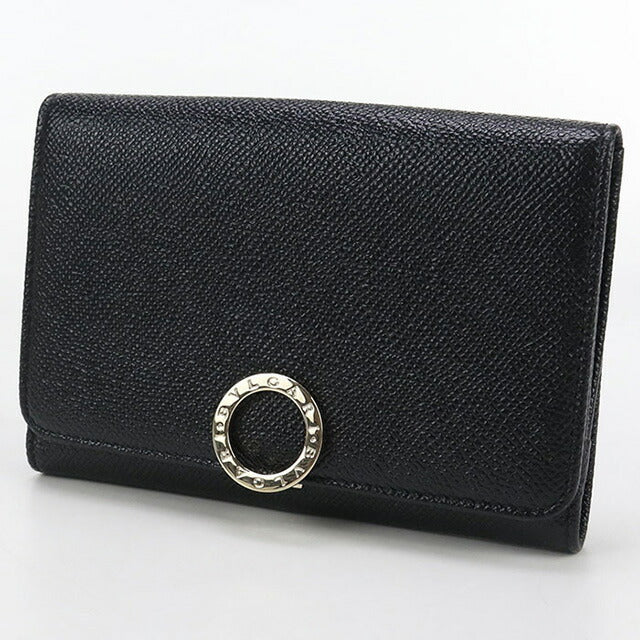 Used Bvlgari bi-fold wallet ladies brand BVLGARI black wallet USDBV102795011