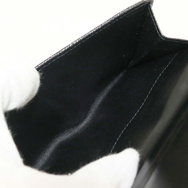 Used Bvlgari bi-fold wallet ladies brand BVLGARI black wallet USDBV102795011